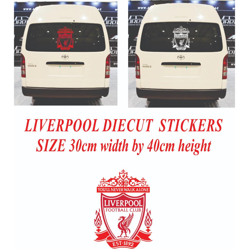 LIVERPOOL Diecut vinyl stickers. Size 30cm by 40cm | Shopee Malaysia