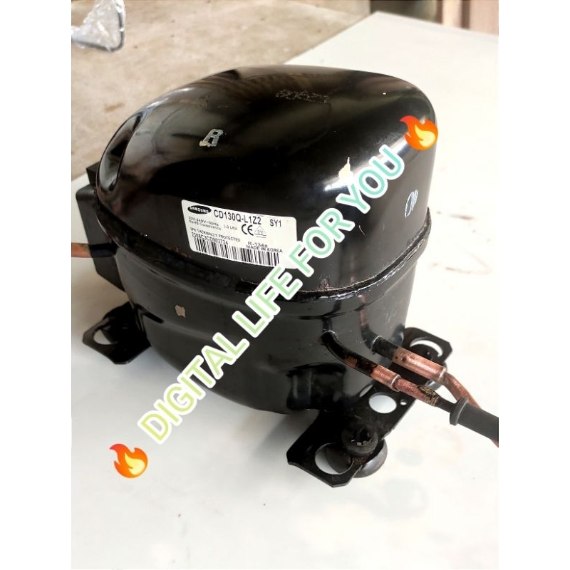 🔥ORIGINAL COMPRESSOR SAMSUNG 1/10HP FOR ANY SINGLE DOOR REFRIGERATOR ...