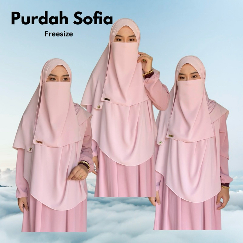 Purdah Sofia (Chiffon twill) | Shopee Malaysia