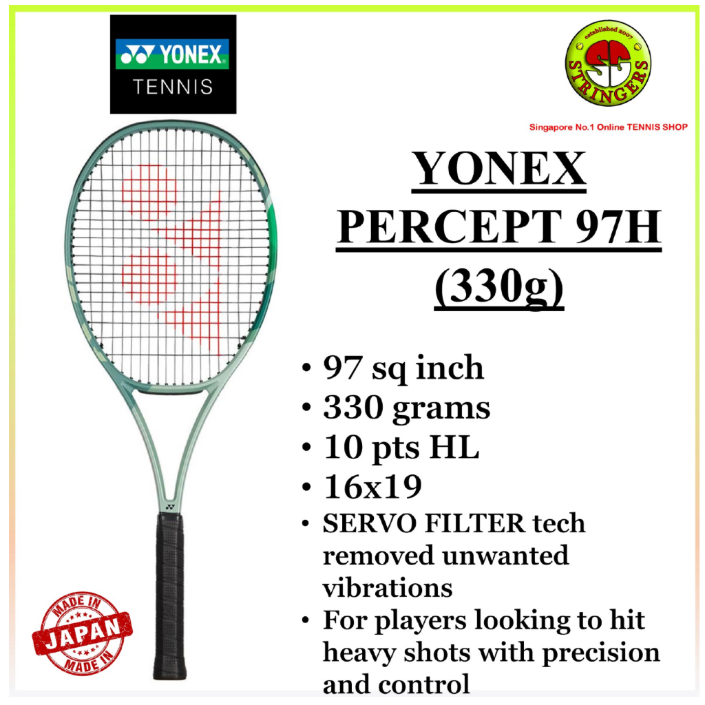 Yonex Percept 97H Tennis Racket | Shopee Malaysia