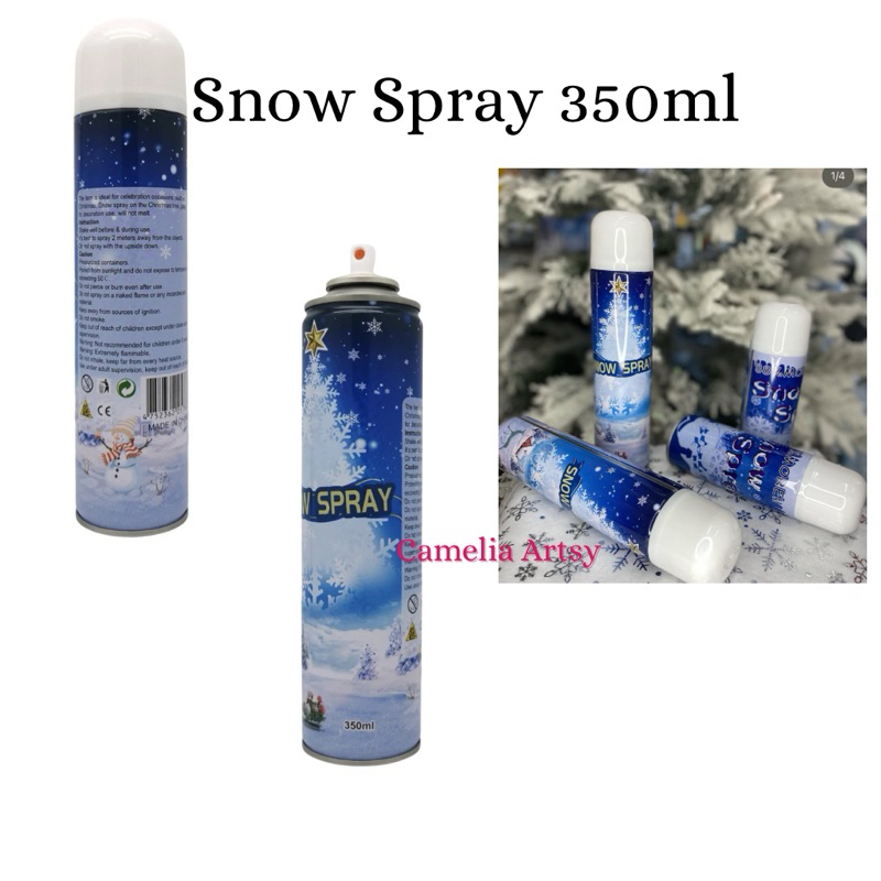Snow Spray Artificial Snow/Fake Snow 350ml🔥Offer🔥 | Shopee Malaysia