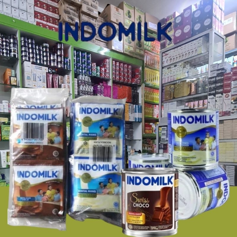 Susu Indomilk Kental Manis & Cokelat Kaleng /Packet. | Shopee Malaysia