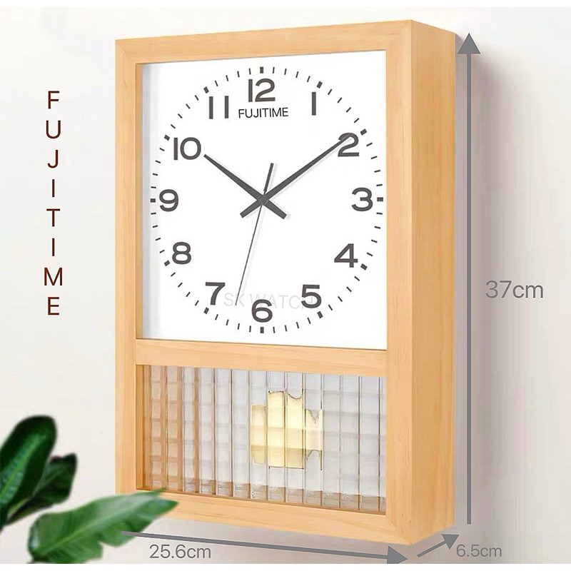 FUJITIME | Muji Style Wooden Wall Clock | Jam Dinding Kayu | Shopee ...