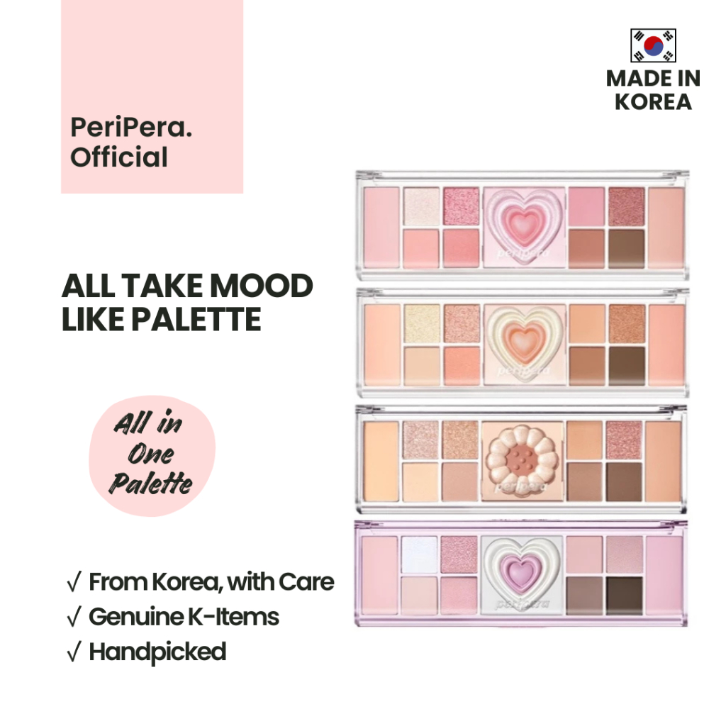 Peripera All Take Mood Like Palette – Korean All-in-One Eye & Cheek Set ...