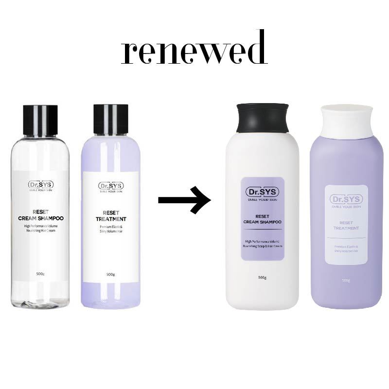 Dr.SYS ] Reset Cream Shampoo & Treatment 500ml ( scalp nutrition