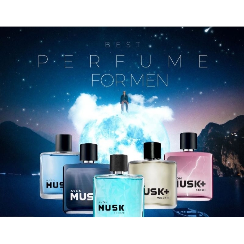 AVON - Musk for Men Fragrance Collection - Eau de Cologne Spray 75ml ...