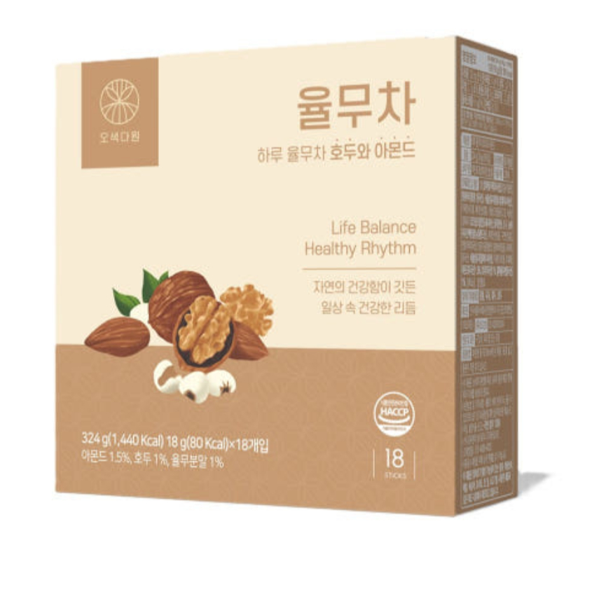 [OSAEKDAWON] Daily Yulmu (Adlay) Tea Stick Powder (18 g * 18 stick ...