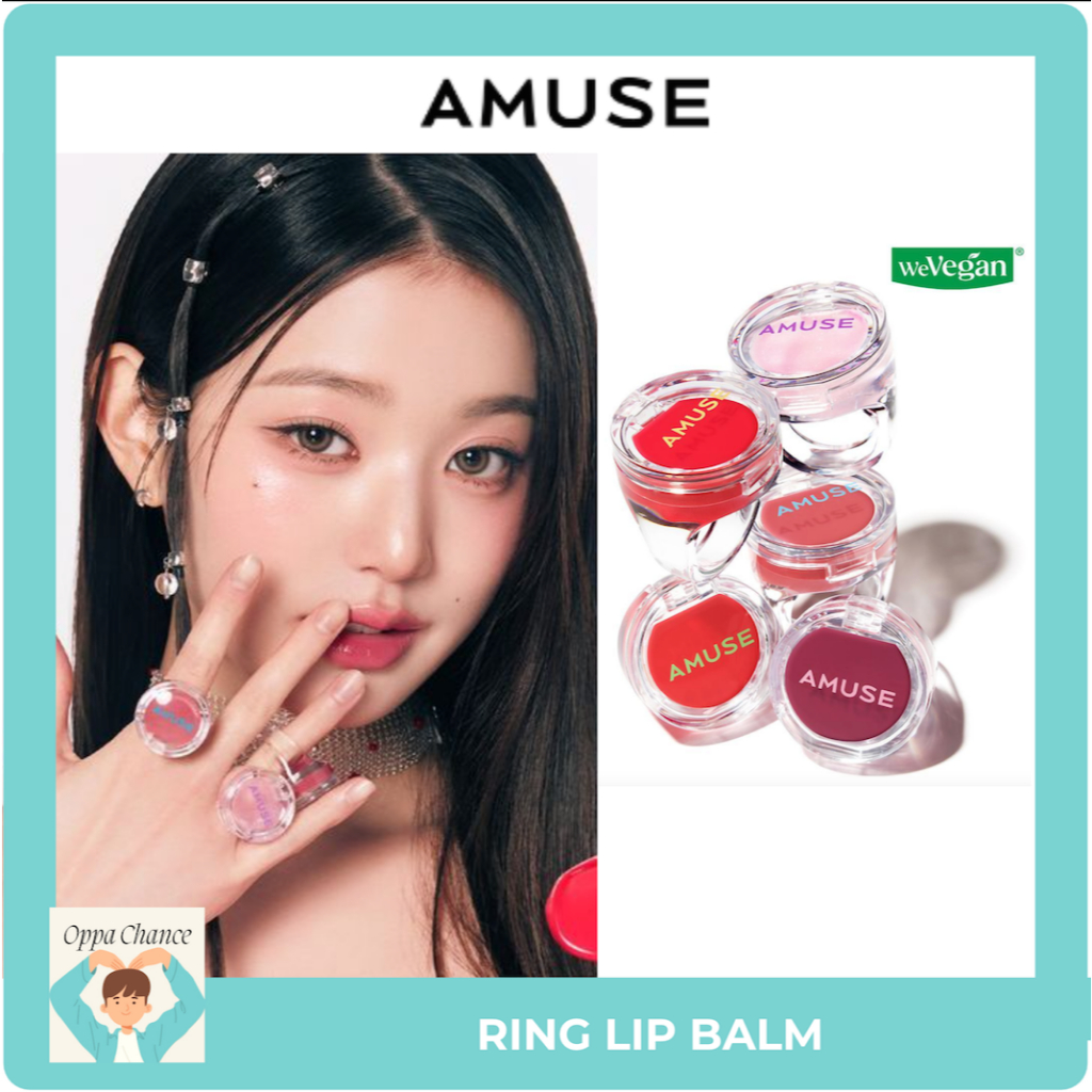 Wonyoung's pick! [Amuse] Ring Lip Balm (5 colors) | Shopee Malaysia