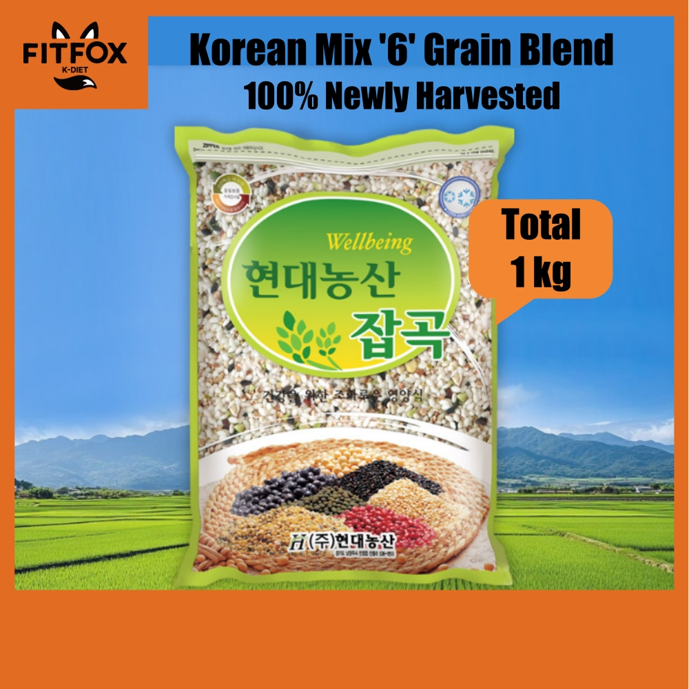 [1kg] Korean Mixed Grain Blend 6 Variety Newly Harvested Rice, Low GI ...