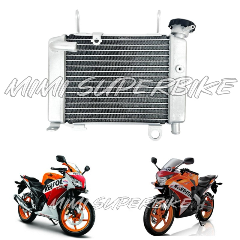 HONDA CBR150R CBR150 CBR 150 2010 - 2014 RADIATOR STANDARD SILVER ...