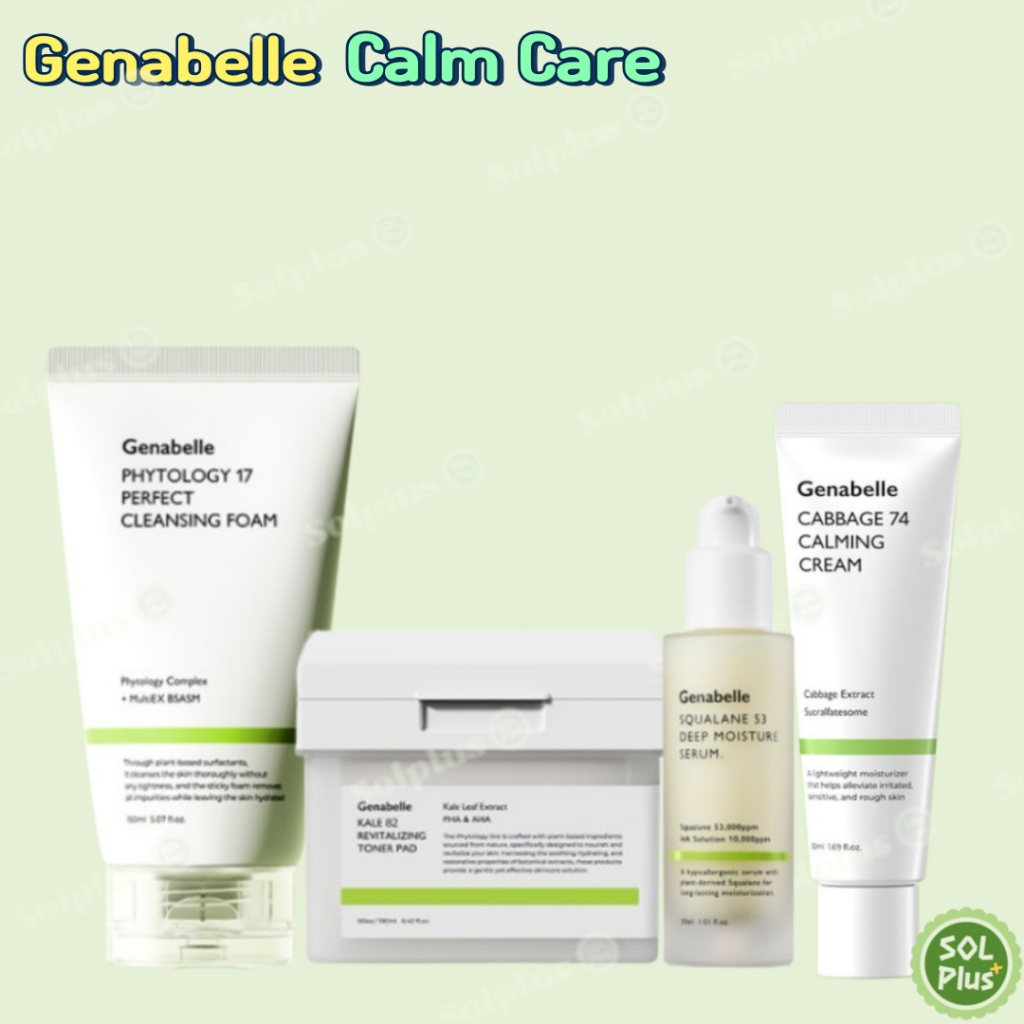 Genabelle Soothing Skincare Line Calm Hydrate Essentials trouble care ...