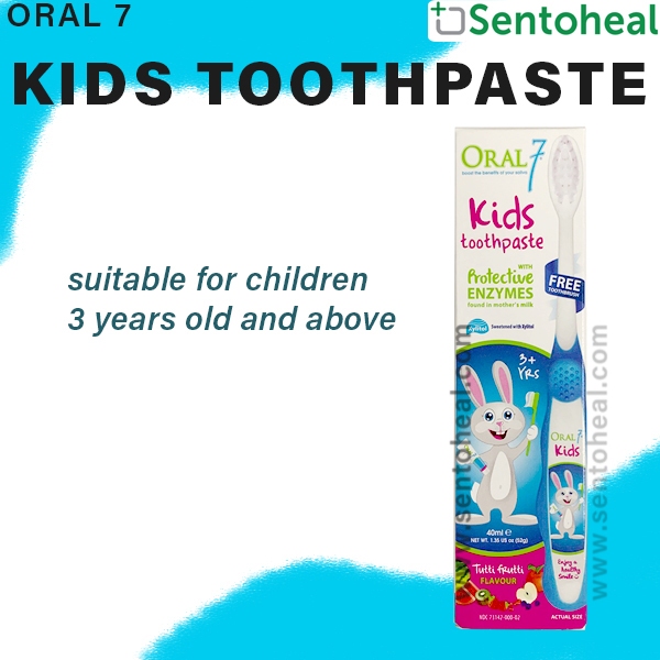 Oral 7/Oral7 Kids Toothpaste - Suitable for children 4-12 years old ...