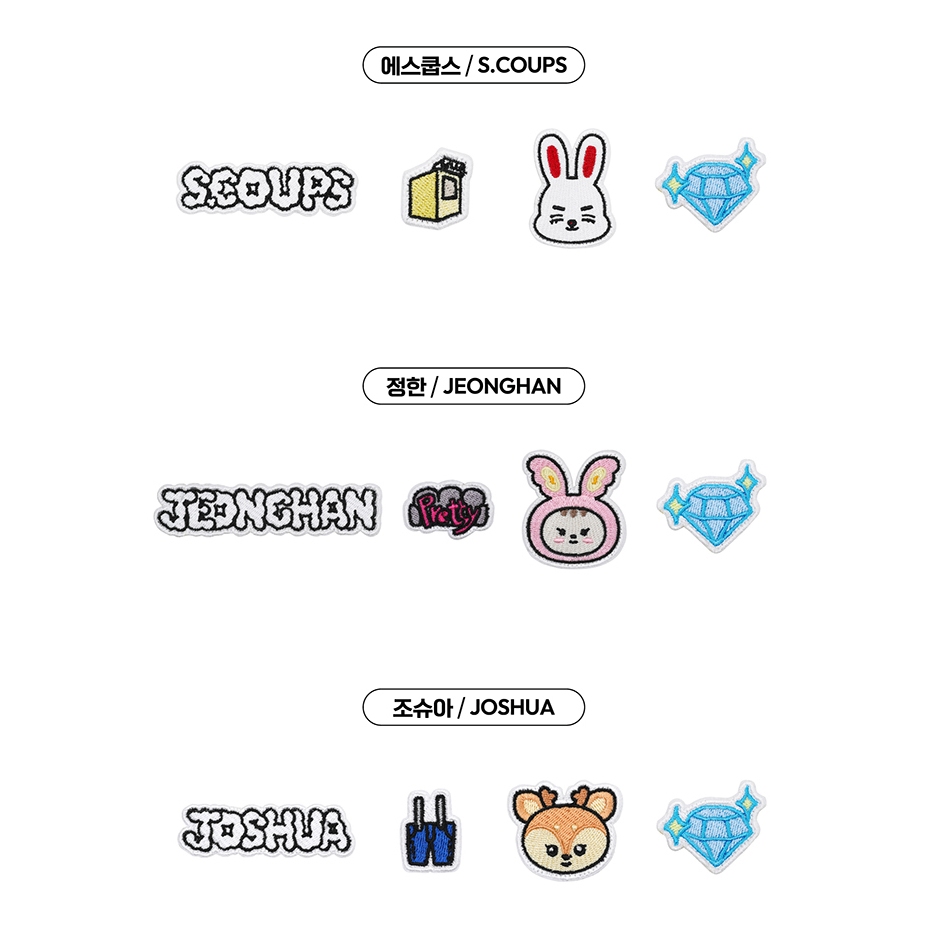 SEVENTEEN X NANA BNB 2025 MD / VELCRO PATCH SET | Shopee Malaysia