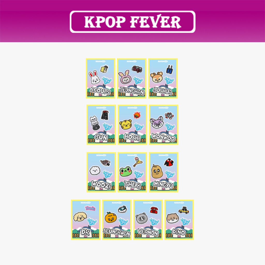 SEVENTEEN X NANA BNB 2025 MD / VELCRO PATCH SET | Shopee Malaysia