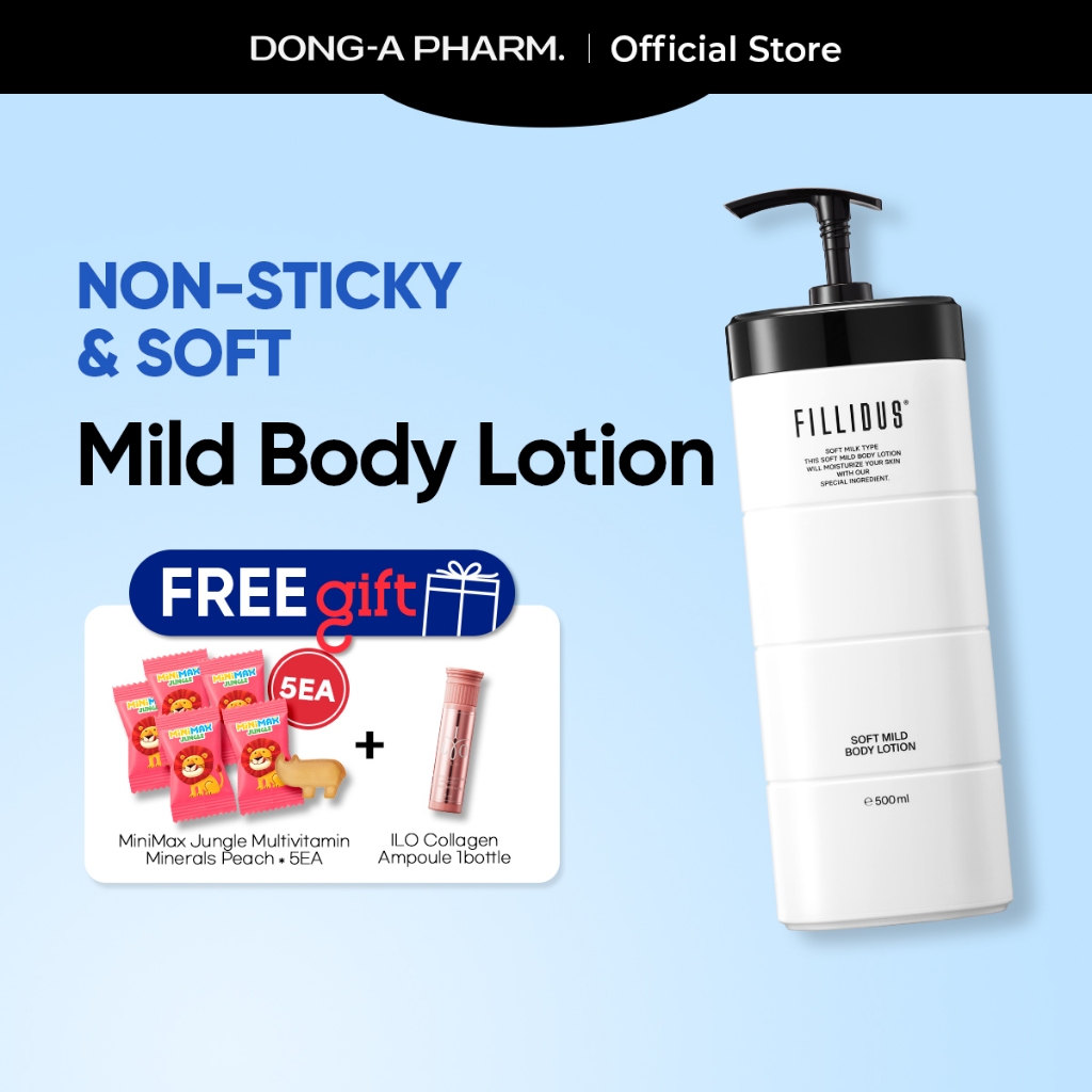 [FILLIDUS] Korea No. 1 Mild Body Lotion Moisturiser 500ml | Shopee Malaysia