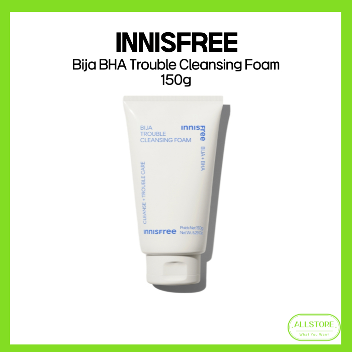 [Innisfree] Bija BHA Trouble Foam Cleanser 150g (For Acne-Prone and ...