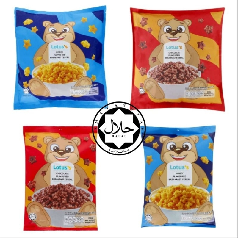LOTUS Halal Honey / Cocoa Flavoured Cereal Breakfast 650g | Shopee Malaysia