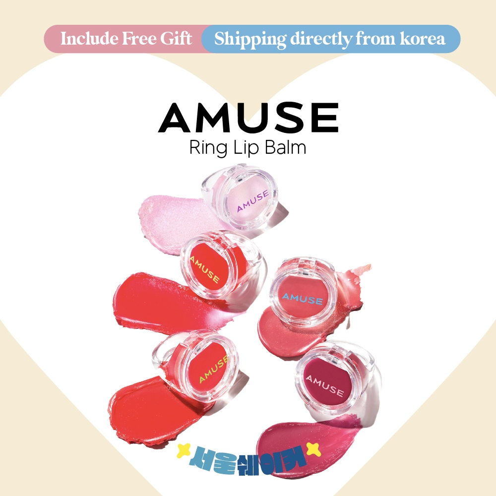 [Amuse] Ring Lip Balm 0.9g (5colors) | Shopee Malaysia