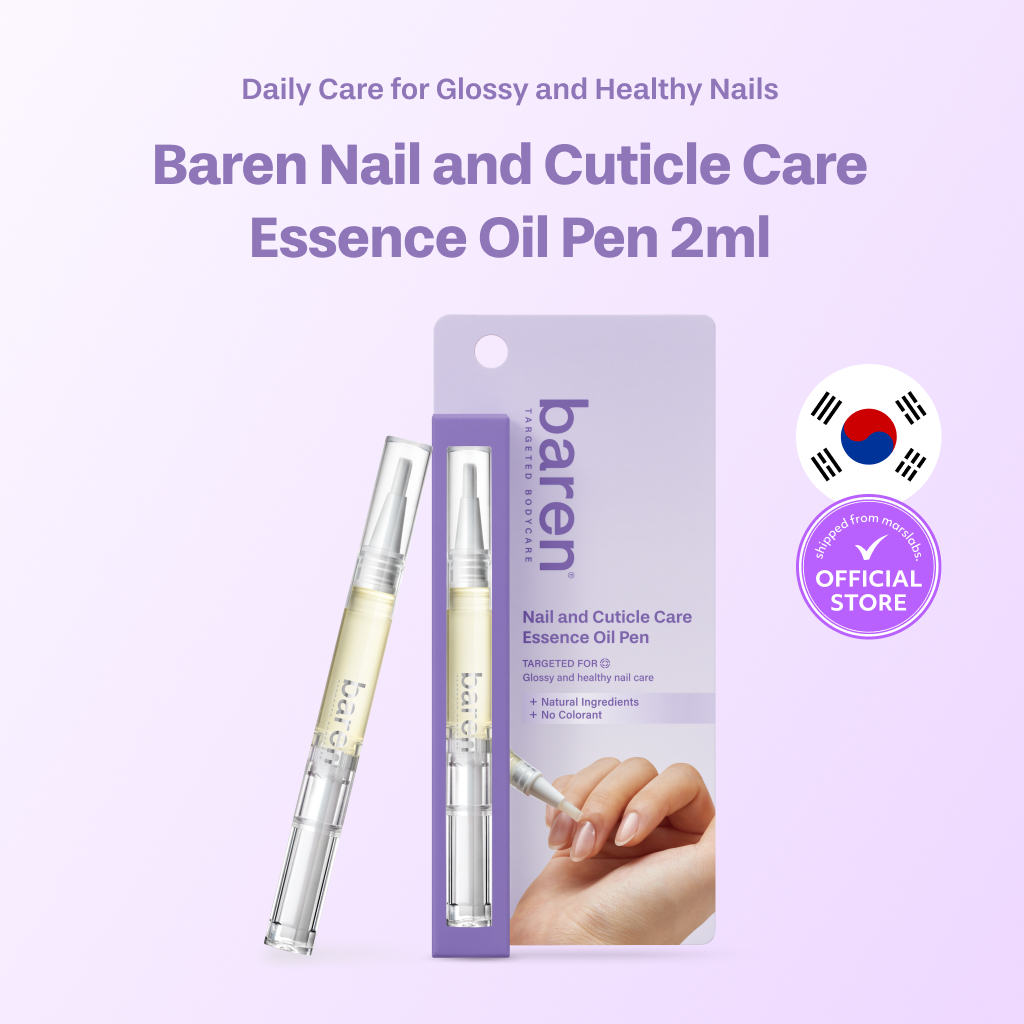 BAREN Nail Cuticle Care Essence Oil Pen, 2ml [Nutrient Oil Pen