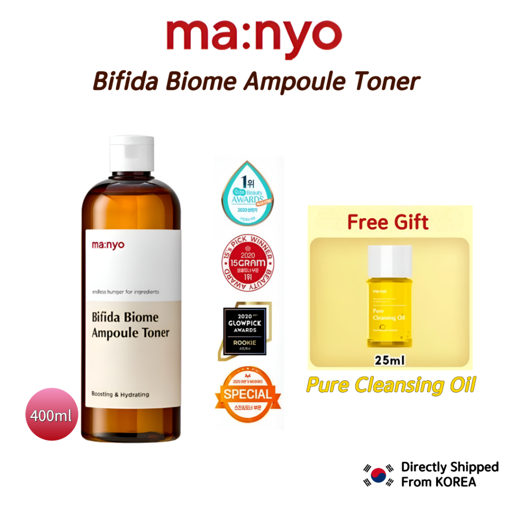MANYO Bifida Biome Ampoule Toner 400ml / Skin Barrier Moisture | Shopee ...