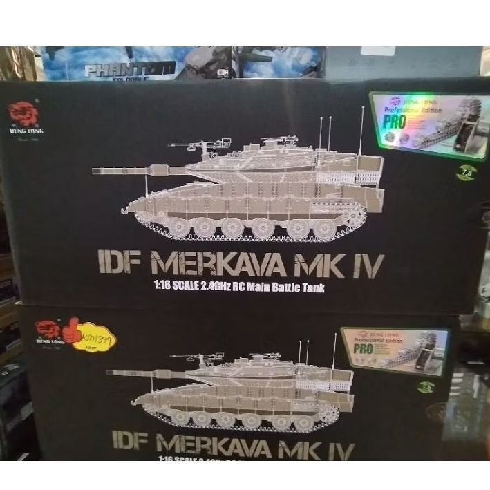 Carro Armato RC Heng Long 1:16 - Merkava Mk IV Con Sparo BB, Infrarossi E Fumo - Foto 10