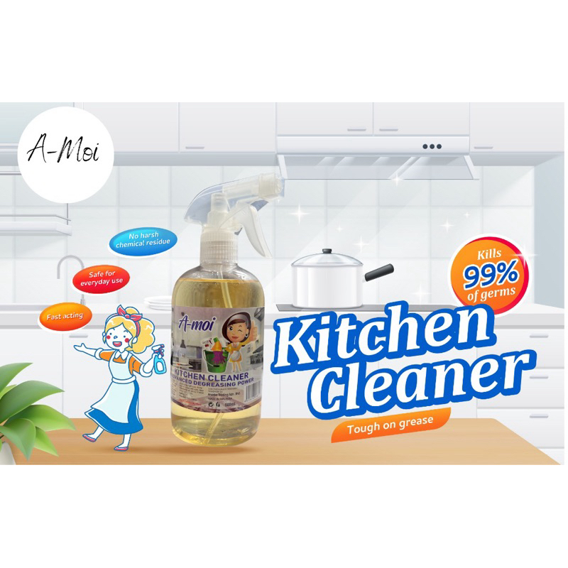 OHSOLAmoi Kitchen Cleaner heavy oil Kitchen Degreasing Hood Cleaner ...