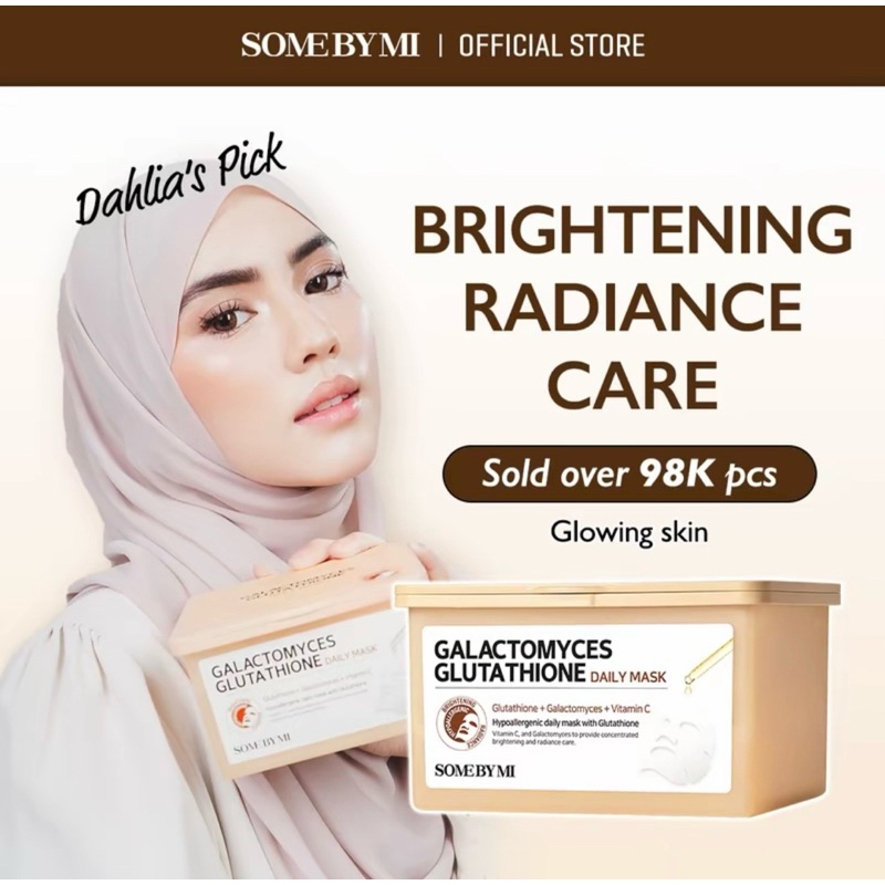 SOME BY MI DAILY MASK 30ea/350ml (GALACTOMYCES GLUTATHIONE, RETINOL INTENSE  )