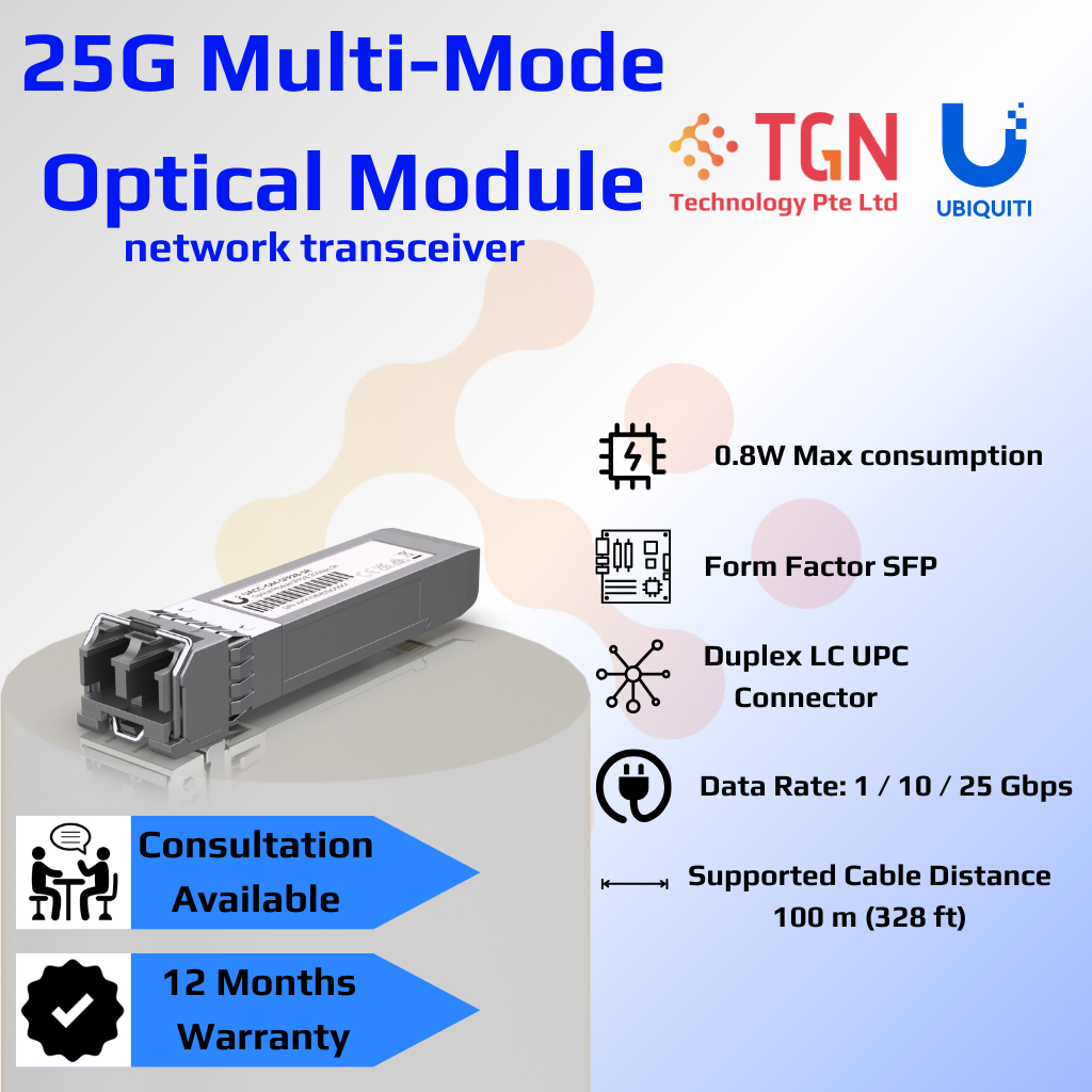Ubiquiti 25G Multi-Mode Optical Module - UACC-OM-SFP28-SR | Shopee Malaysia