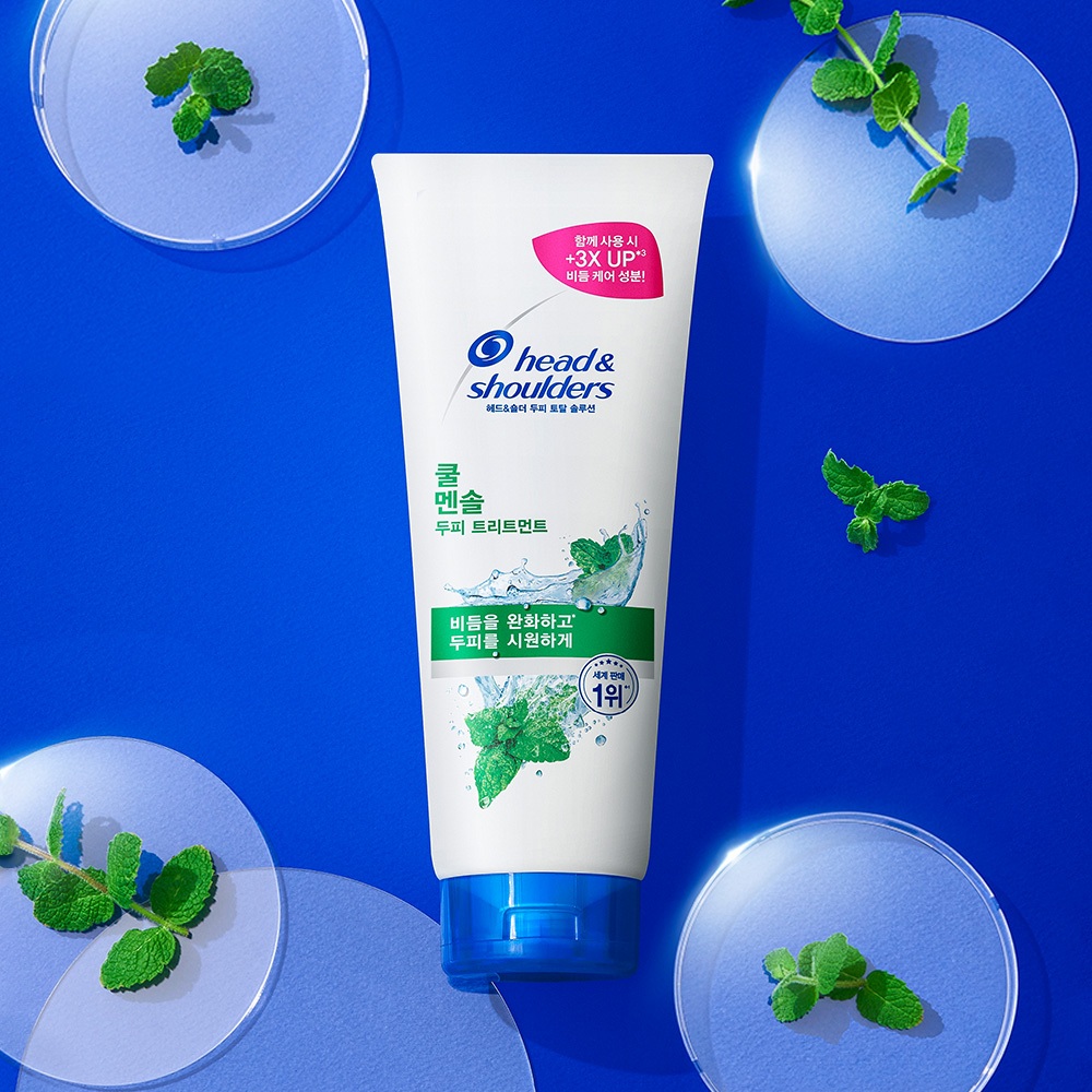 Head & Shoulders Cool Menthol Scalp Treatment 400ml Refreshing ...