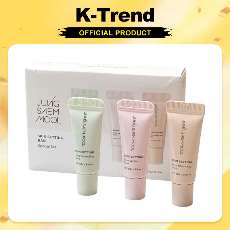 [Korea Shipping]JUNGSAEMMOOL Skin Setting Base Special Set 3ml*3ea ...