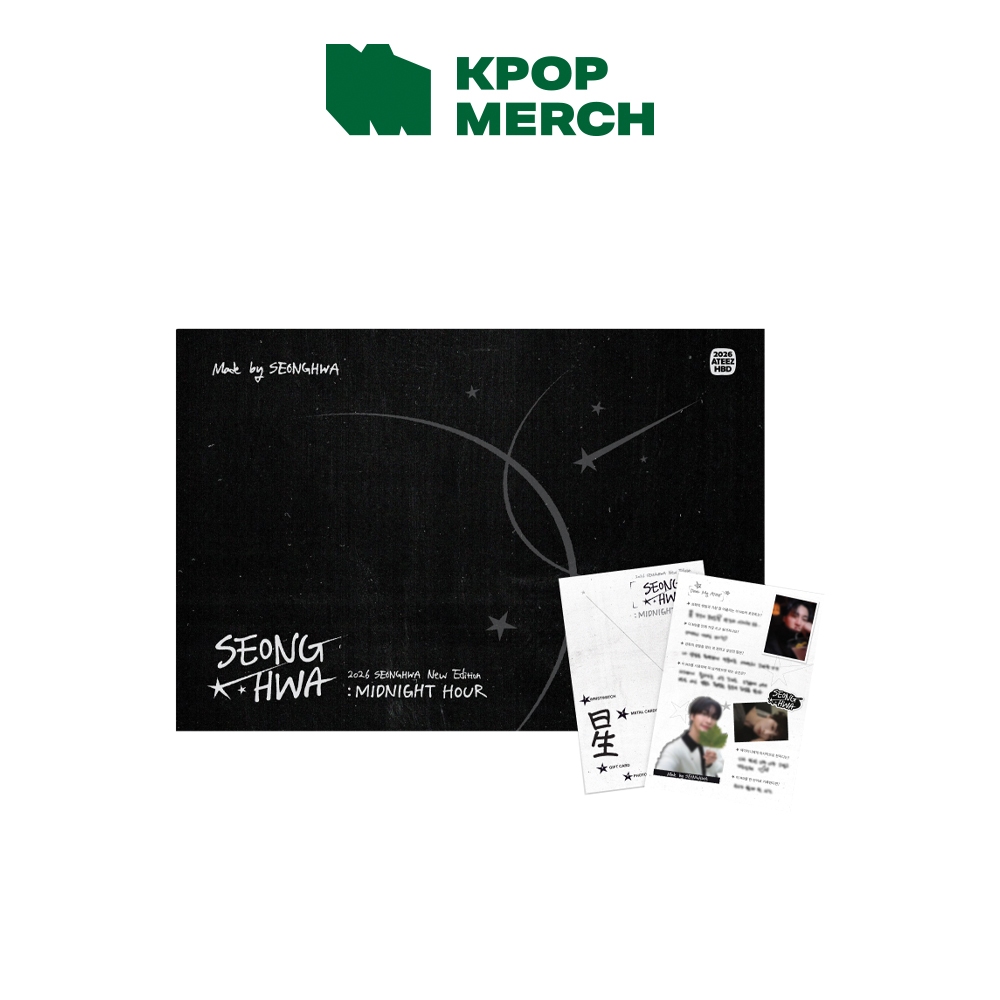 ATEEZ SEONGHWA - 2026 Birthday MD : MIDNIGHT HOUR | Shopee Malaysia