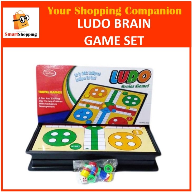 Magnetic Ludo Board Game | Foldable Portable Family Game for Kids ...