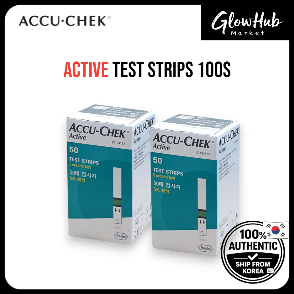 ACCU-CHEK Active Blood Glucose Test Strips 100s – Accu Check Strip ...