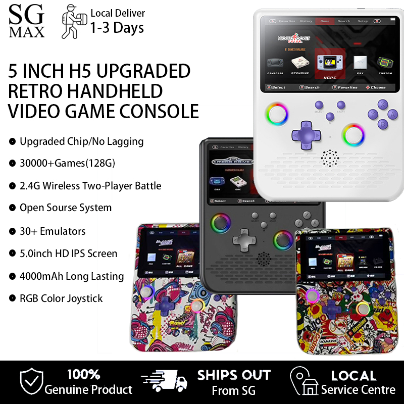 H5 J36 Ultra R36s Max R36 Ultra Retro Handheld Game Console 4.0 inch ...