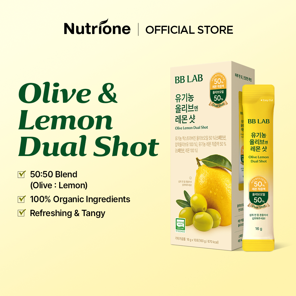 NUTRIONE BB LAB Organic Olive Lemon Dual Shot 50:50 (16g x 10sticks ...