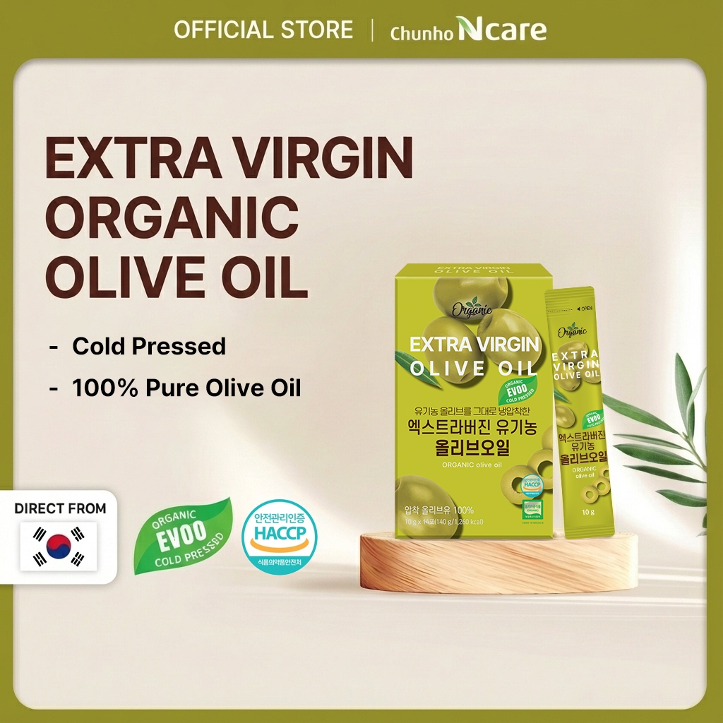 [ChunhoNcare Official] Organic Extra Virgin Olive Oil Stick 10g x 14 ...