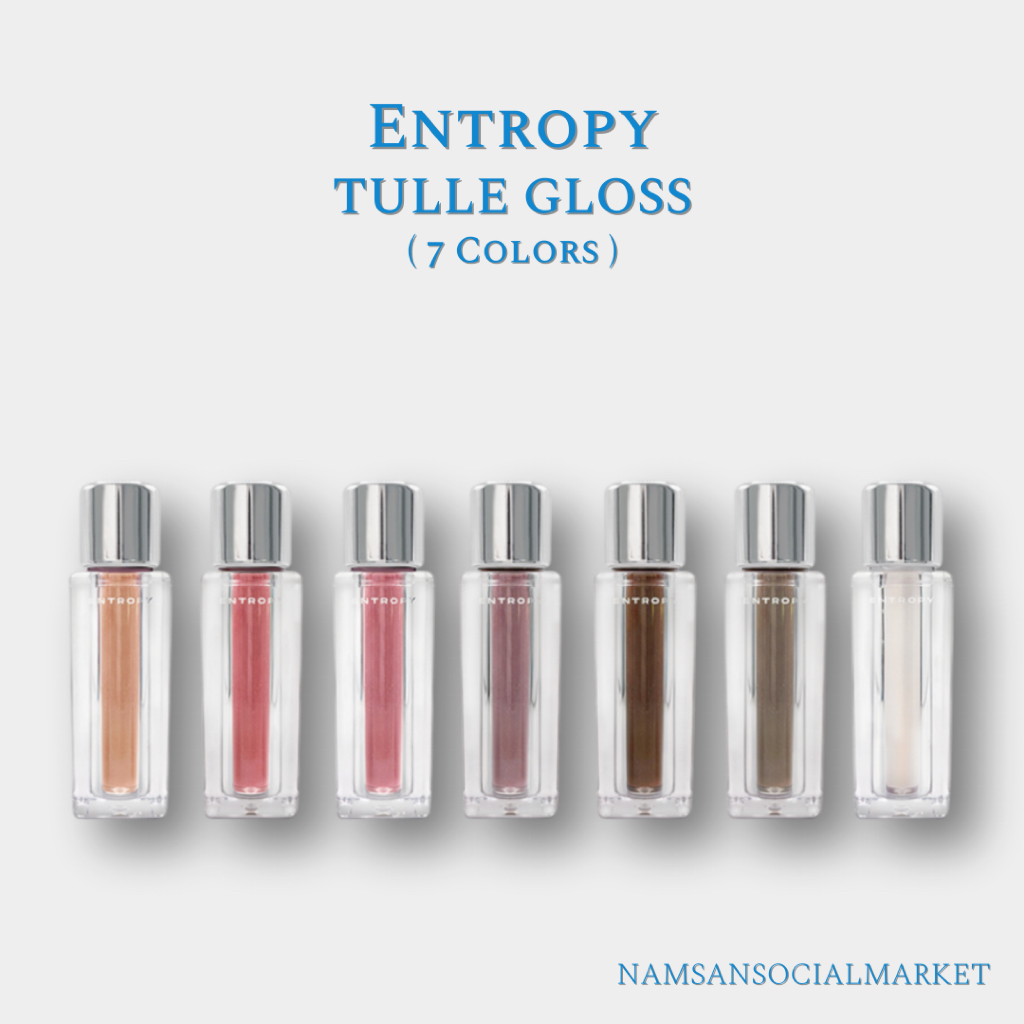 [ENTROPY] Tulle Gloss – Sheer Glow Lip Gloss (7 Colors) / Ultra-Light ...