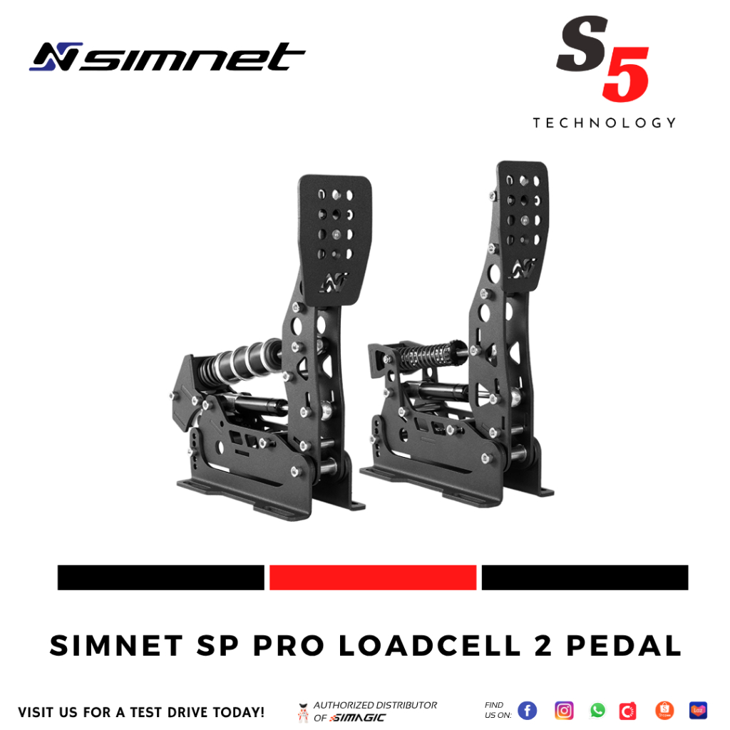 Simnet Racing SP Pro Loadcell 2 Pedal / pedal / sim racing / fanatec ...