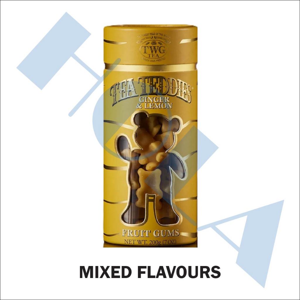 TWG Tea Teddies / TWG Tea Teddy / Fruit Gums / Fruit Gummies Apple ...