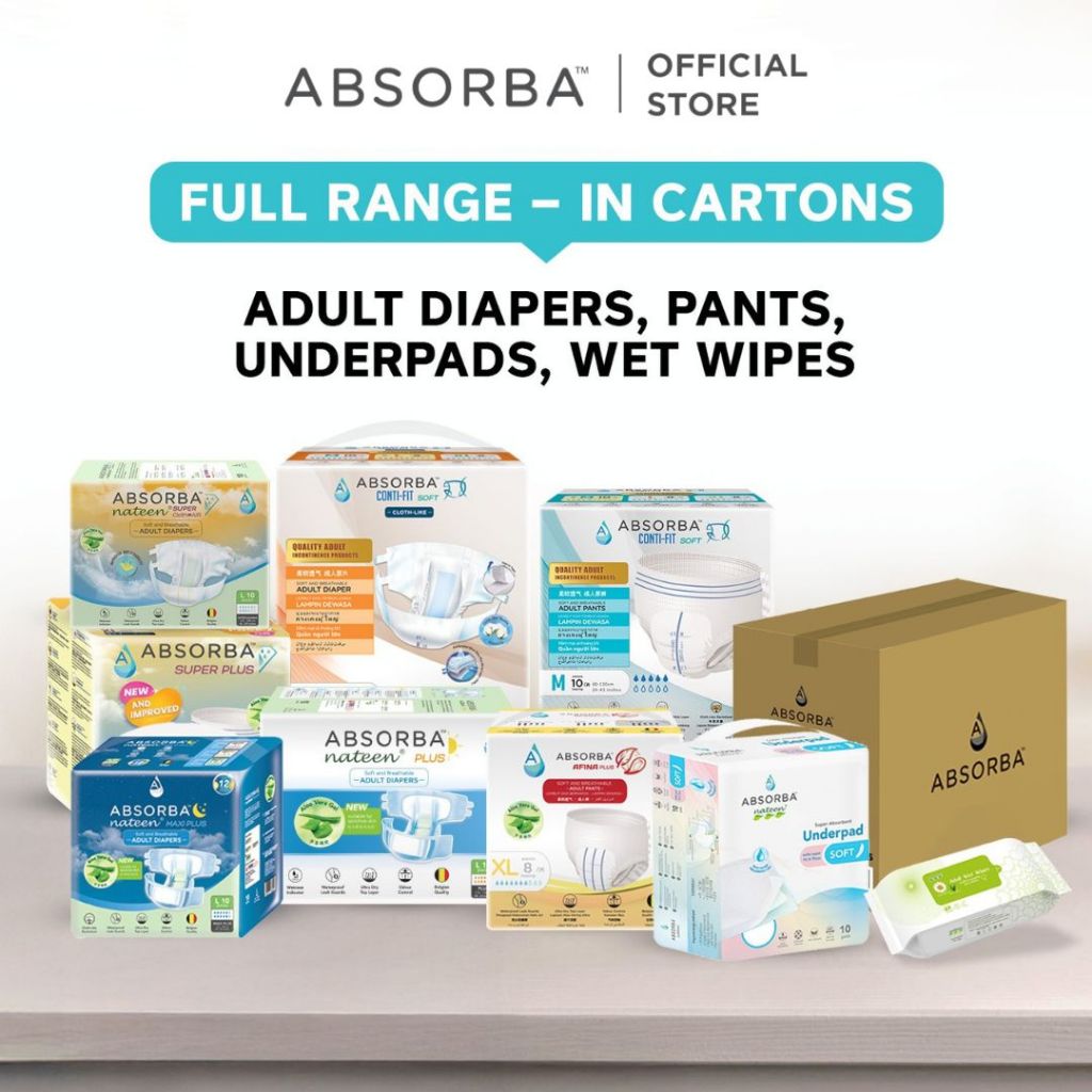 ABSORBA Adult Diapers, Pants & Underpads – Ultra Absorbent, Fast-Dry ...
