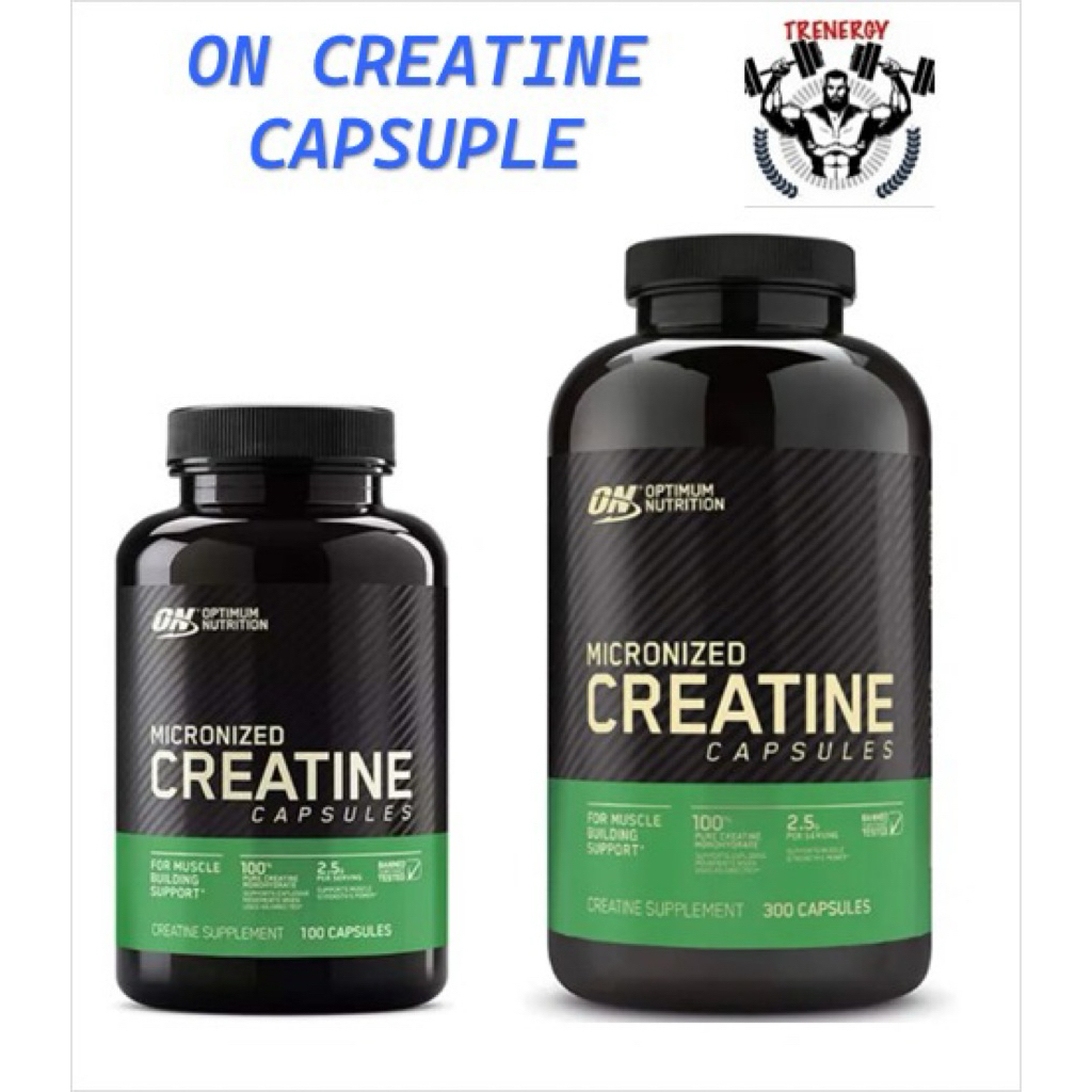 Optimum Nutrition Micronized Creatine 2500, 100/300 Capsule Tablet ...