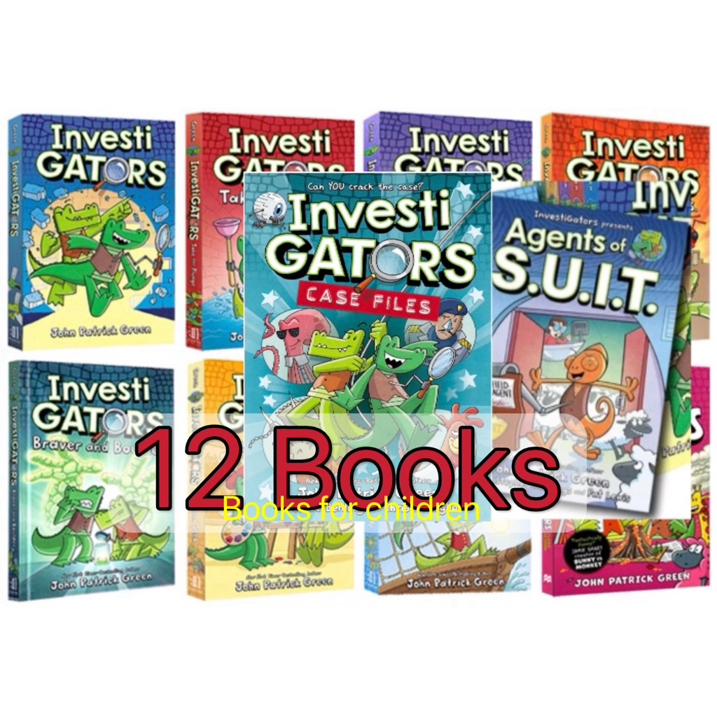 InvestiGators Set + Agents of S.U.I.T. (12 books) | Shopee Malaysia