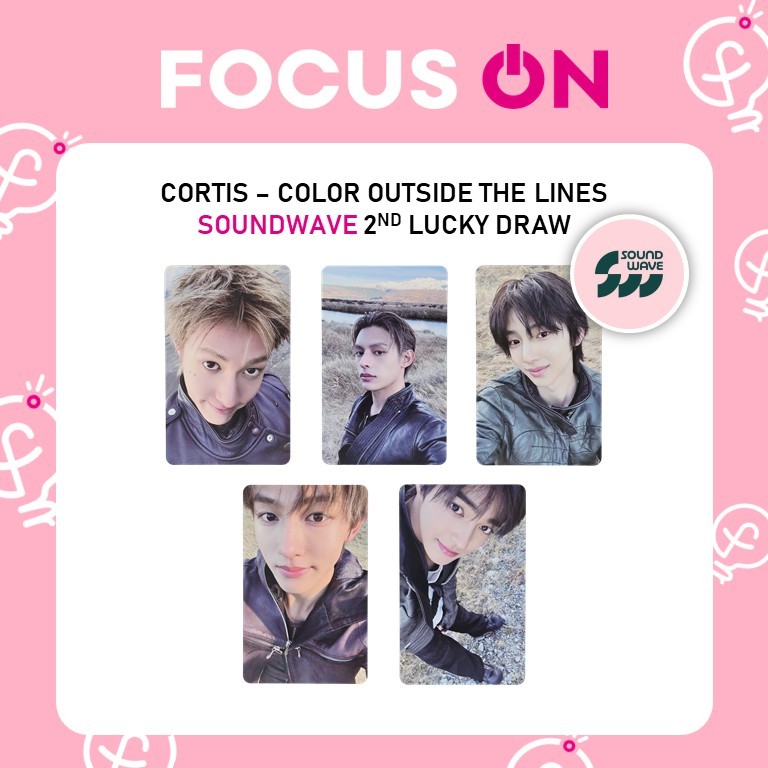 CORTIS 2ND LUCKYDRAW WEVERSE BEATROAD MUSICKOREA SOUNDWAVE COLOR