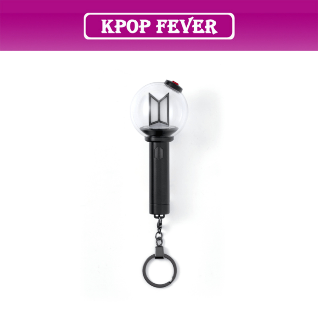 BTS OFFICIAL LIGHT STICK KEYRING VER.4 ARMY BOMB KEY RING | Shopee