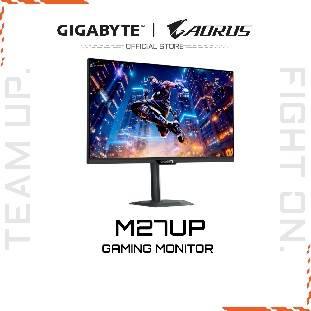 GIGABYTE M27UP - 160Hz KVM Gaming Monitor | UHD 27