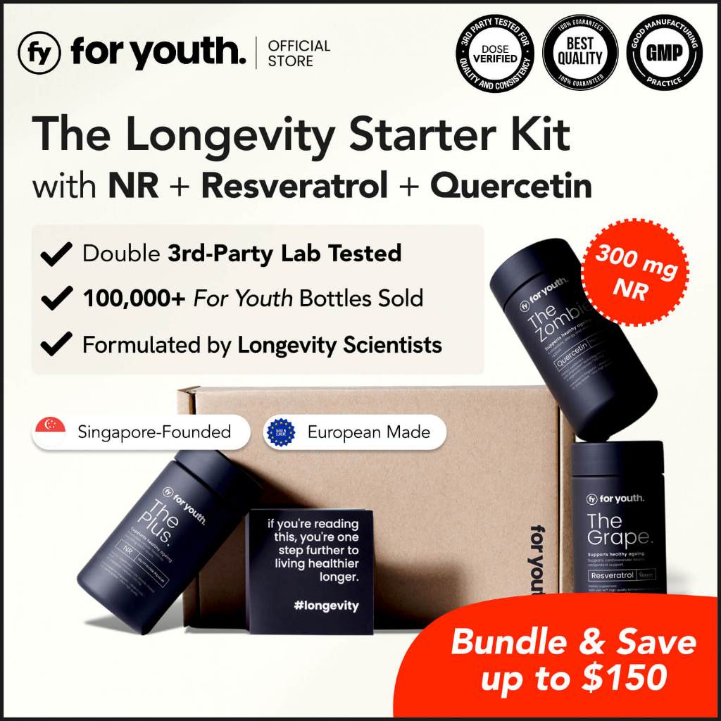 [SACHET] NMN Longevity Starter Pack | For Youth | NMN, Resveratrol ...
