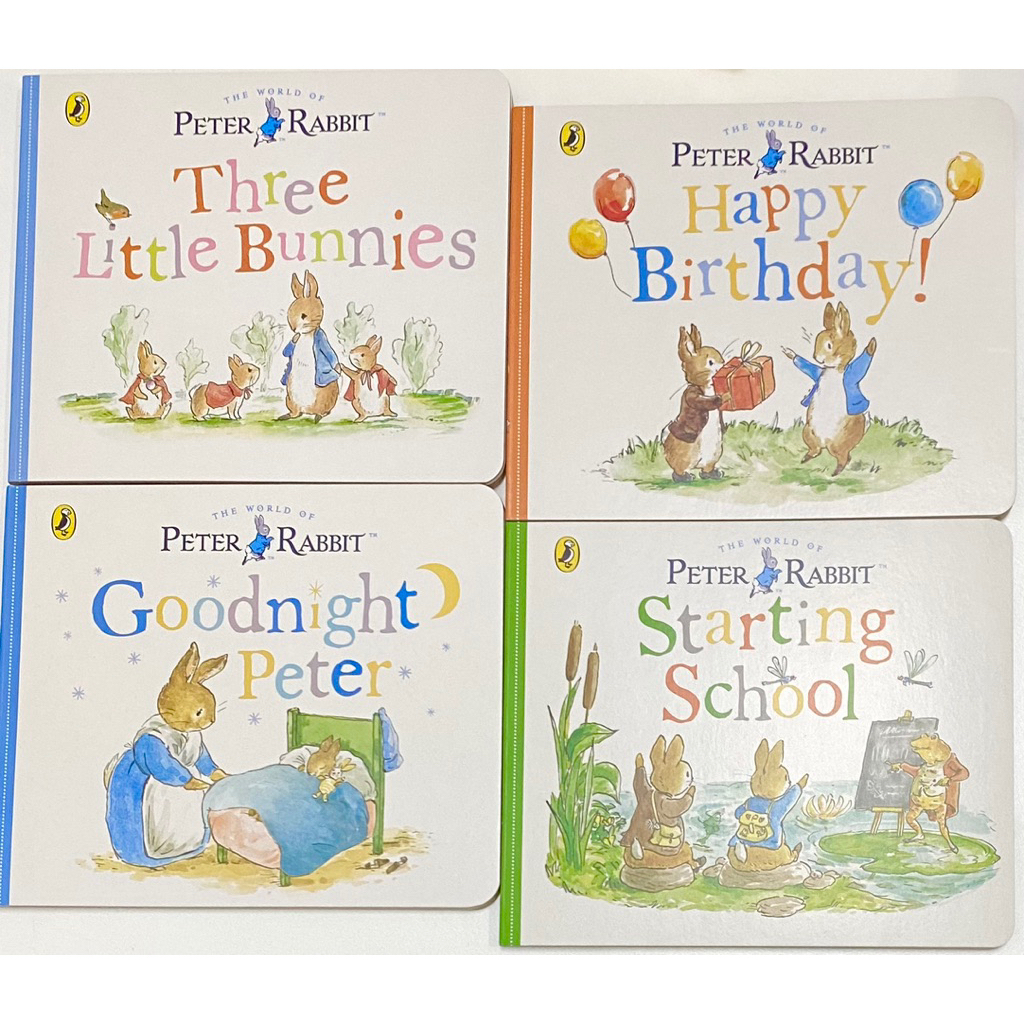 Peter Rabbit Board Book - Three Little Bunnies / Happy Birthday ...