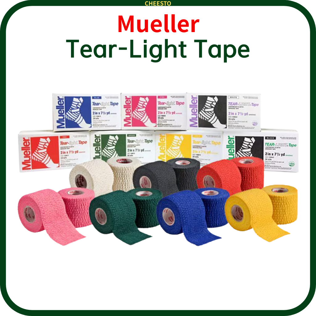 Mueller Tear-Light Tape – Lightweight Elastic Athletic Sports Tape for ...