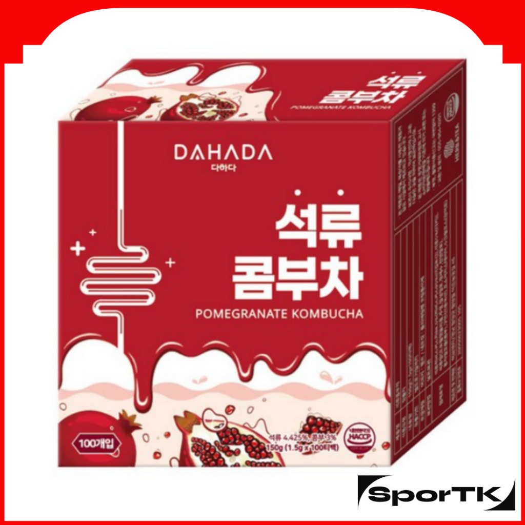 DAHADA Pomegranate Kombucha 100T / Tea Bags / Easy Drink / Hot & Cold ...