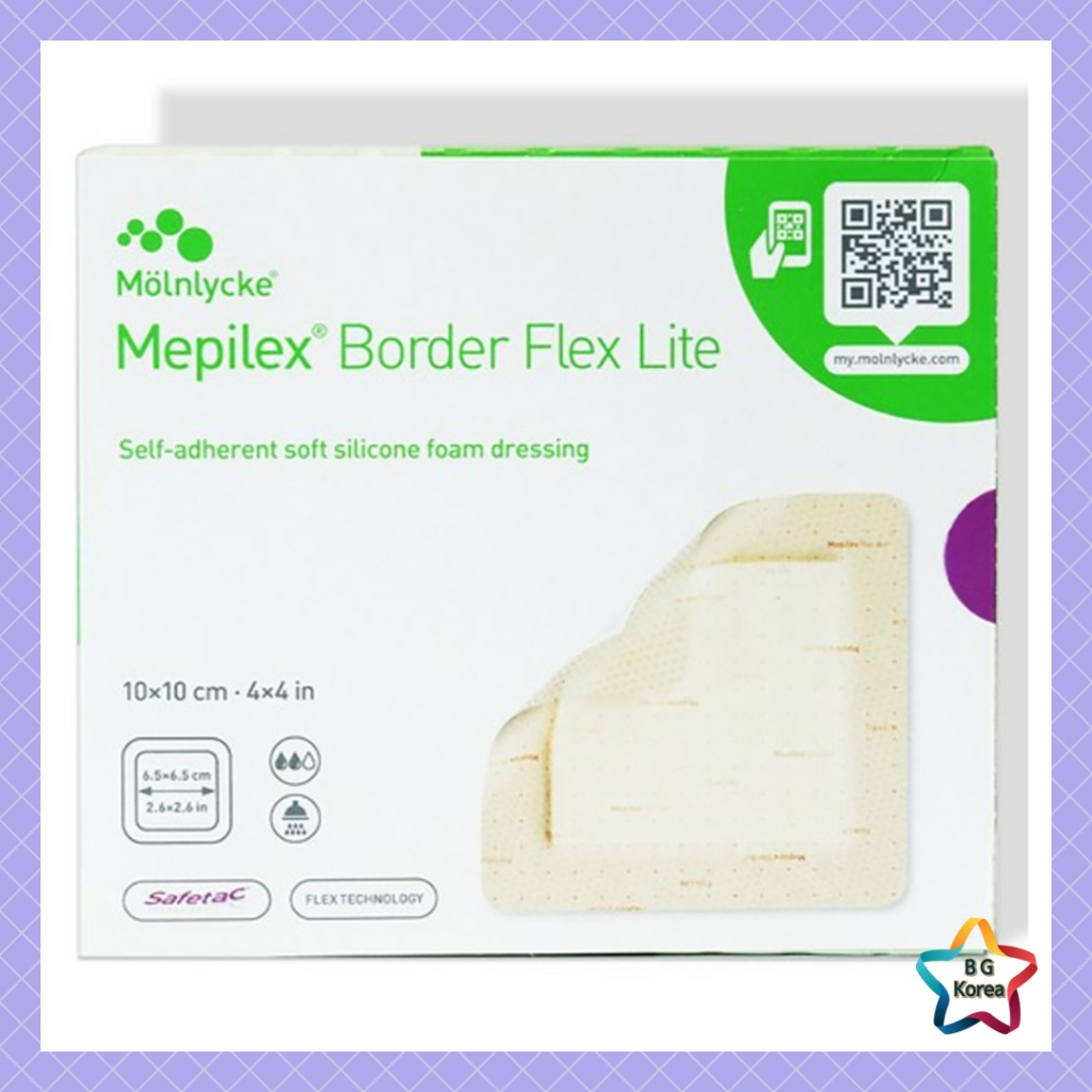 Mepilex Border Flex Lite Soft Silicone Foam Dressing Wound Care Medical ...
